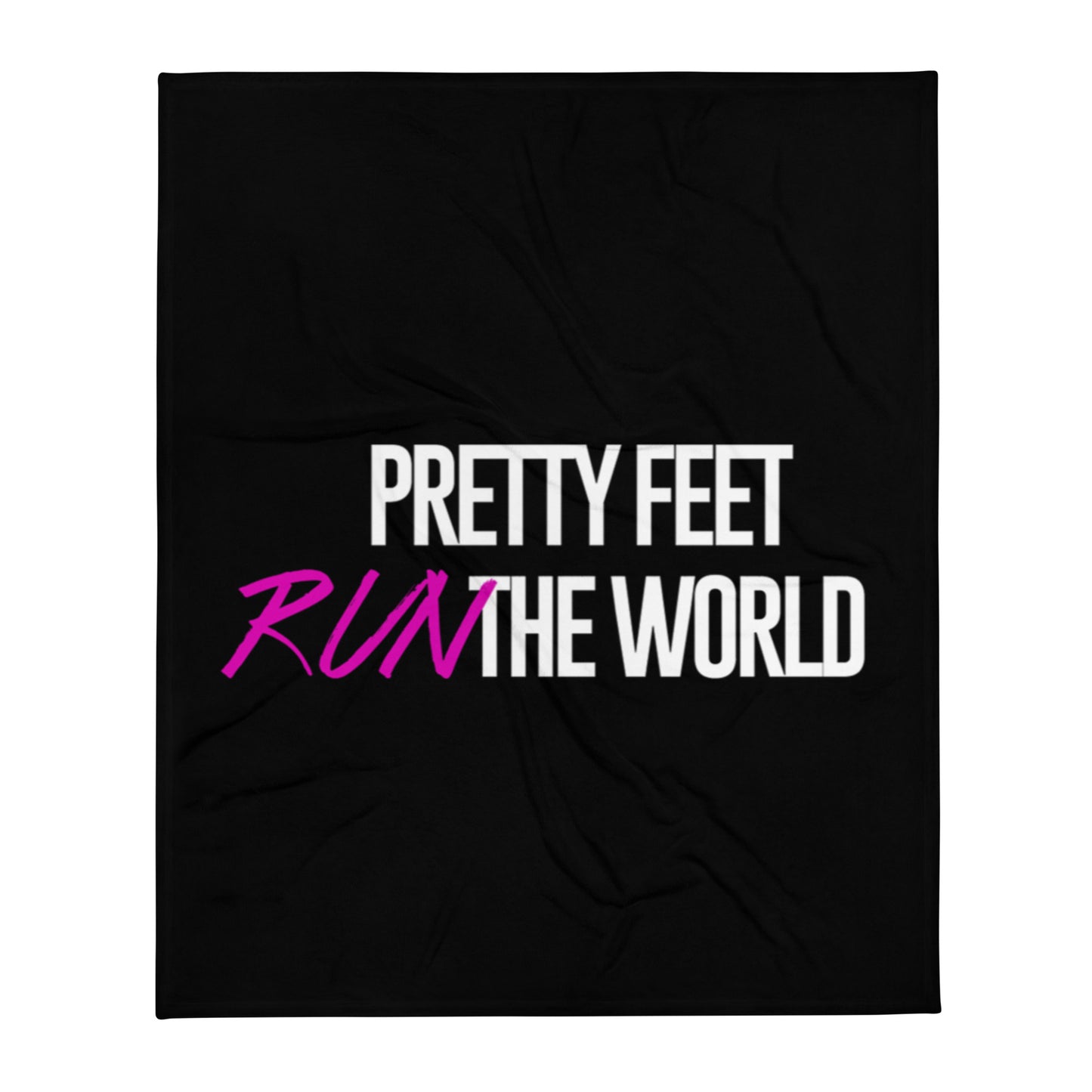 Run the World Throw Blanket